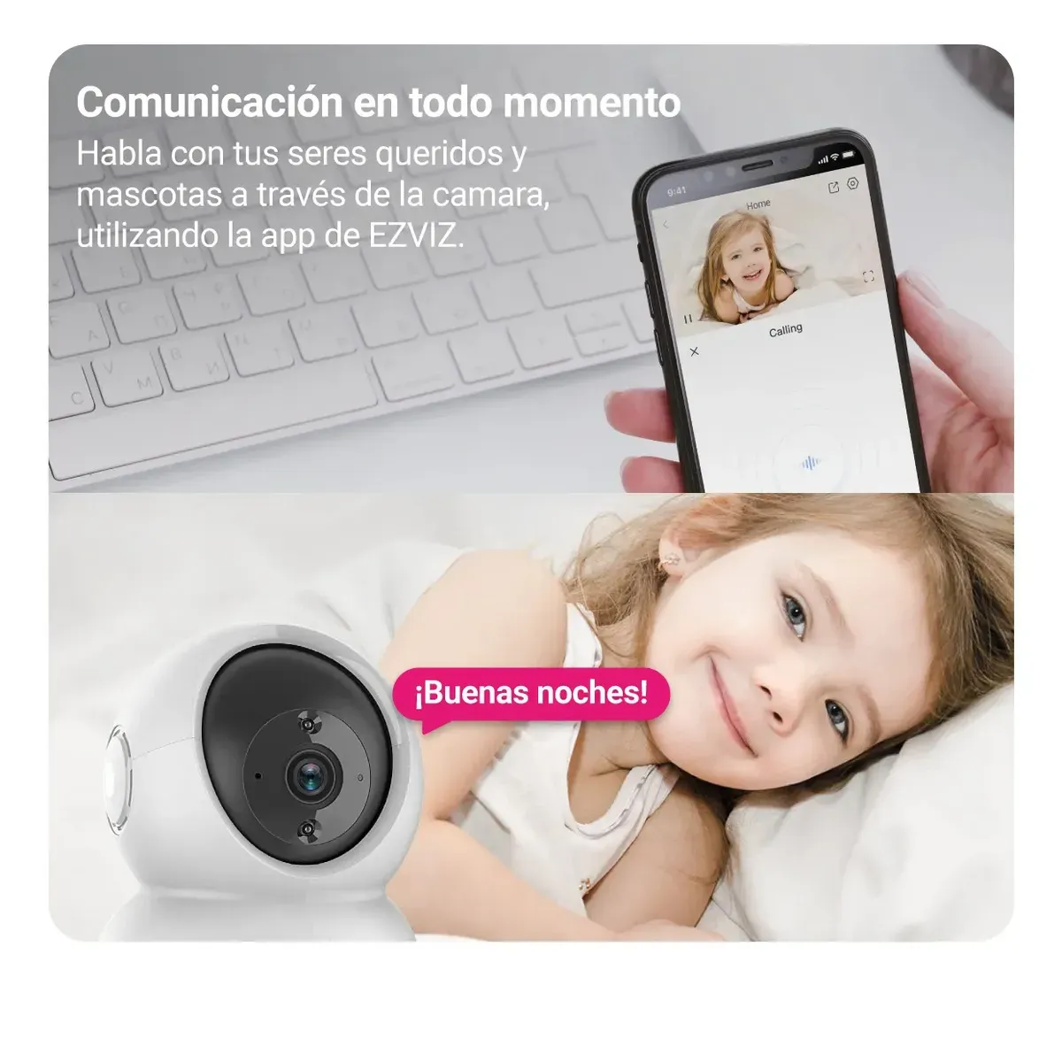 CCTV CAMARA IP EZVIZ H6C 2MP WIFI/MIC 360 - Image 3