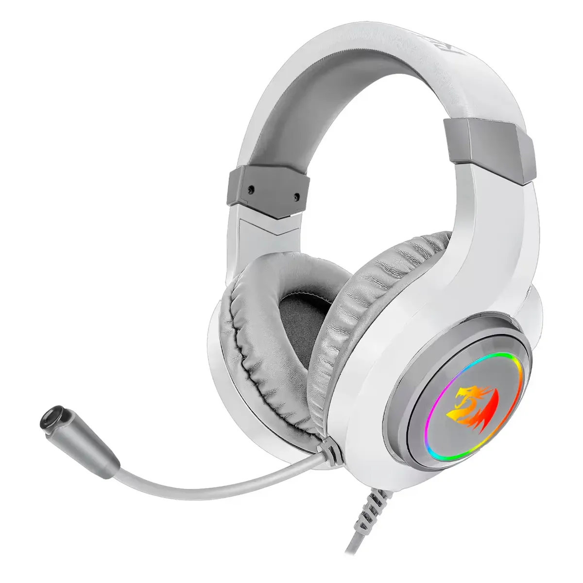 AURICULARES C/M REDRAGON HYLAS H260 RGB BLANCO