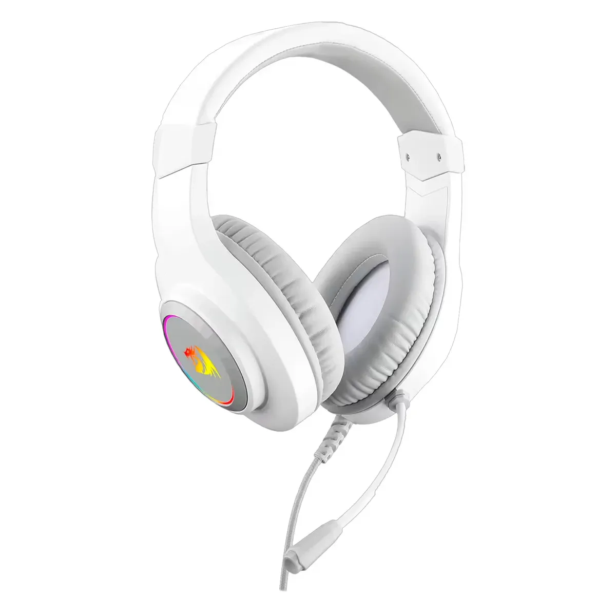 AURICULARES C/M REDRAGON HYLAS H260 RGB BLANCO - Imagen 2