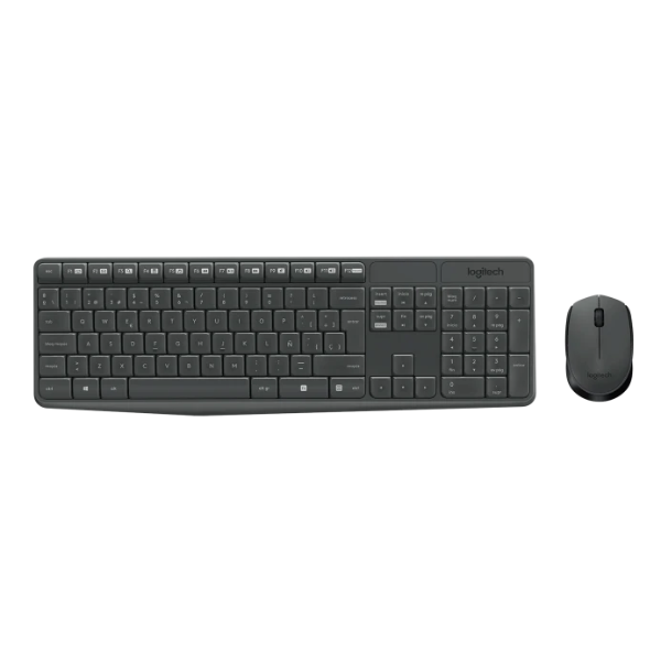Teclado+Mouse Logitech Wir MK235 Grey 920-007901