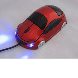 MOUSE NETMAK AUTITO ROJO USB
