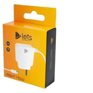 CARGADOR CELULAR LETS 2.1A MOD040 MICRO USB