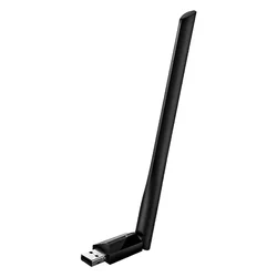 Adaptador USB TP-Link Archer T2U Plus AC600 de Doble Banda - Negro