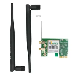 Adaptador WiFi Encore N300 ENEWI-2XN45 PCI Express 300Mbps Antena - Negro