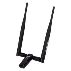 Adaptador WiFi Encore N300 ENUWI-2XN45 USB 300Mbps Antena - Negro