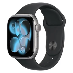 Apple Watch Series 11 MEV04LW/A Caja de aluminio 46 mm Gris espacial - Negro deportivo S/M