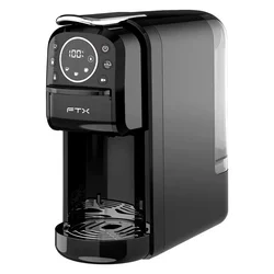 Cápsulas FTX Electric Cafetera C2-07 1400W 220V Soporte - NegrO