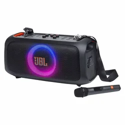 Caja de sonido portátil con micrófono Bluetooth JBL PartyBox On-the-Go Essential - Negro