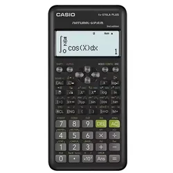 Casio FX-570LAPLUS-W 2 Edición 12 Dígitos Calculadora Científica - Negro