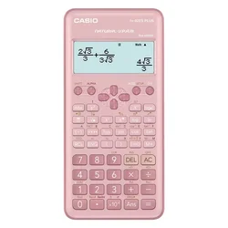 Calculadora científica Casio FX-82ES PLUS-2 de 12 dígitos - Rosa