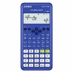 Calculadora Científica Casio FX-82LA Plus 2ª Edición 12 Dígitos - Azul