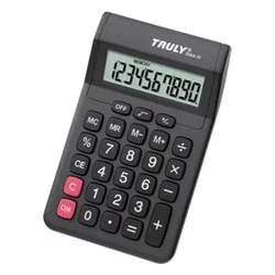 Calculadora Truly 806A de 10 dígitos - Negra