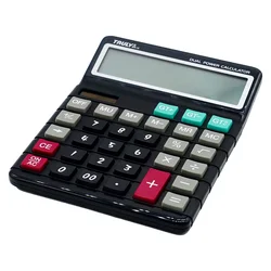 Calculadora Truly 870-12 de 12 dígitos - Negra