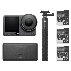 DJI Osmo Action 6 Adventure Combo 38MP WiFi 50GB Cámara de acción - Negro