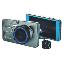 Cámara Satélite para Coche A-DVR052 Pantalla 4.0" Full HD USB - Negro