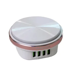 Cargador Gold Edition GE-C44 4 Puertos USB 4.4A - Blanco