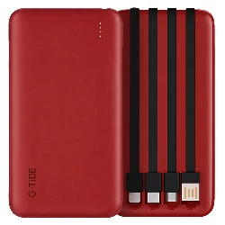 Cargador Portátil G-TiDE P1 10000mAh - Rojo