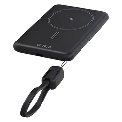 Cargador portátil G-Tide Slim 01 5000mAh USB-C a USB-C Sin cable - Negro