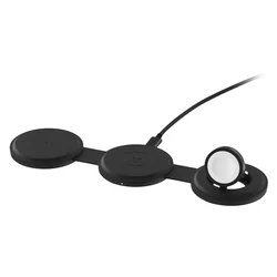 Cargador Satechi OntheGo ST-QTG31K 3 en 1 Inalámbrico - Negro