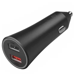 Cargador de Coche Xiaomi Mi CC06ZM USB 37W - Negro