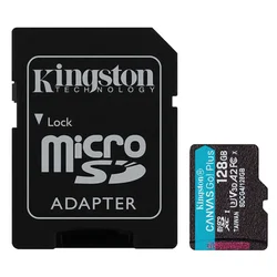 Tarjeta de memoria micro SD Kingston Canvas Go Plus 128 GB 200 Mbs C10 - SDCG4/128G