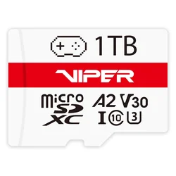 Tarjeta de memoria Micro SD Patriot Viper Gaming Series de 1 TB y 100 MB - PV1TBGM32MCX