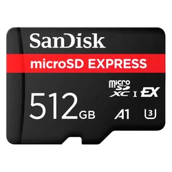 Tarjeta de memoria micro SD SanDisk Express de 512 GB y 880 Mbs - SDSQXFN-512G-GN4NN