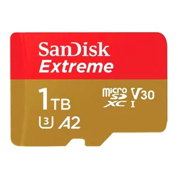 Tarjeta de memoria micro SD Sandisk Extreme 1TB 190-130MBS U3 - SDSQXAV-1T00-GN6MA