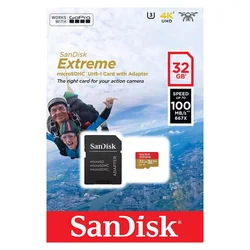 Tarjeta de Memoria Micro SD SanDisk Extreme 32GB 100Mbs - SDSQXAF-032G-GN6AA