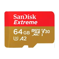 Tarjeta de Memoria Micro SD SanDisk Extreme 64GB 170Mbs - SDSQXAH-064G-GN6MA