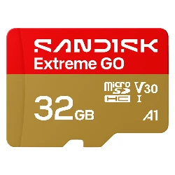 Tarjeta de memoria Micro SD SanDisk Extreme GO de 32 GB y 100 MB - SDSQXGN-032G-GN6MN