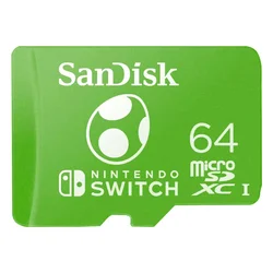 Tarjeta de memoria micro SD SanDisk Nintendo Switch de 64 GB - SDSQXAO-064G-GN6ZN