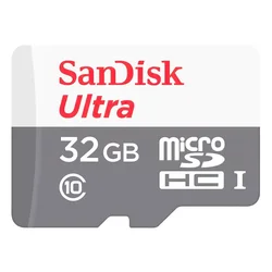 Tarjeta de memoria Micro SD Sandisk Ultra de 32 GB y 100 MB - SDSQUNR-032G-GN3MA