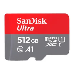 Tarjeta de Memoria Micro SD Sandisk Ultra 512GB 150MBs - SDSQUAC-512G-GN6MA