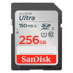 Tarjeta de memoria SD Sandisk Ultra 256GB 150MBS C10 - SDSDUNC-256G-GN6IN