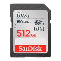 Tarjeta de memoria SD Sandisk Ultra 512 GB 150 MB - SDSDUNC-512G-GN6IN