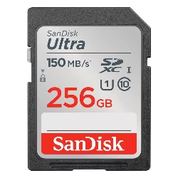 Tarjeta de memoria SD SanDisk Ultra Go de 256 GB y 150 MB - SDSDUGN-256G-GN6IN
