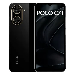 Smartphone Xiaomi Poco C71 Global 64GB 4GB RAM Dual SIM Pantalla 6.88" - Negro