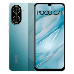 Smartphone Xiaomi Poco C71 Global 64GB 4GB RAM Dual SIM Tela 6.88" - Azul