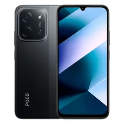 Smartphone Xiaomi Poco C85 Global 128GB 6GB RAM Dual SIM Tela 6.9" - Preto (Caixa Slim) (Lacre Pequeno)