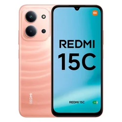 Smartphone Xiaomi Redmi 15C Global 128GB 4GB RAM Dual SIM NFC Pantalla 6.9" - Naranja