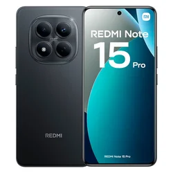 Smartphone Xiaomi Redmi Note 15 Pro 4G Global 512GB 12GB RAM Dual SIM Pantalla 6.77" - Negro (Sello Pequeño)