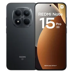 Smartphone Xiaomi Redmi Note 15 Pro 5G Global 256GB 8GB RAM Dual SIM Tela 6.83" - Preto (Software Chinês)