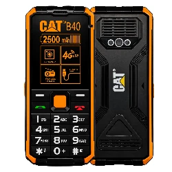 Móvil Cat B40 4G Dual SIM Pantalla 2.4" - Negro Y Naranja