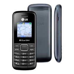 Celular LG B220A 3G 32MB 32MB RAM Dual SIM Display 1.45"RP* - Negro