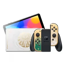 Consola Nintendo Switch OLED The Legend of Zelda 64GB Reino Unido - Dorado (HEG-S-KDAAA) (Fuente USA)