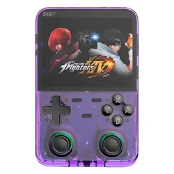 Consola Portátil D-007 Plus Pro 64GB Pantalla 3.5" - Púrpura Transparente