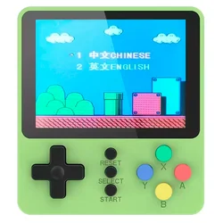 Consola portátil Game Boy Game Box K5 500 juegos - Verde