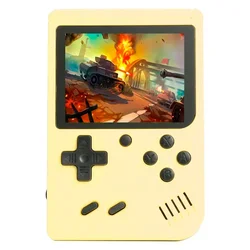 Consola portátil Game Boy Game Box Plus 500 juegos - Amarillo