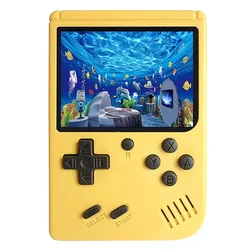 Consola portátil Game Boy Game Box Plus con control de 500 juegos - Amarillo